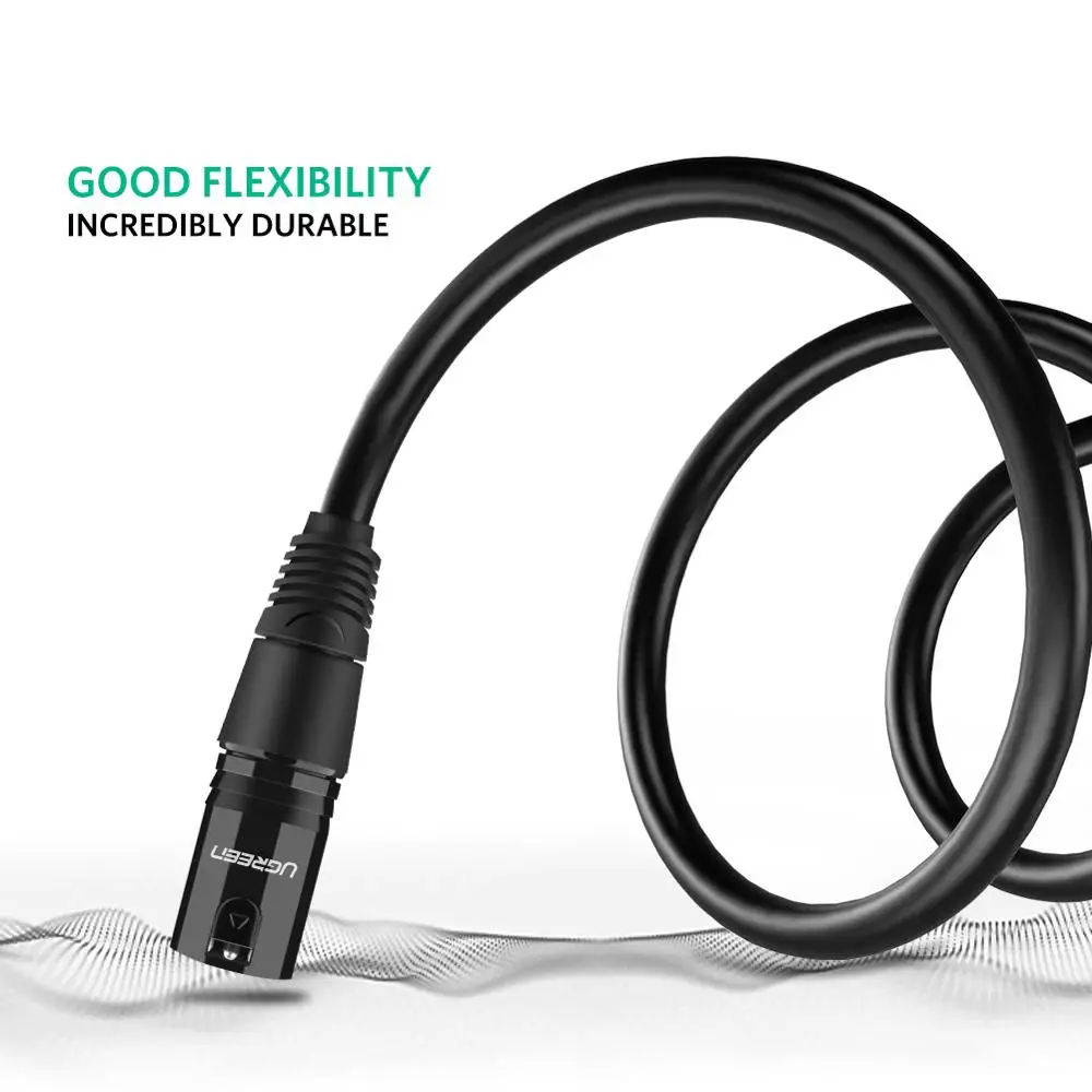 Ugreen-cabo de Extensão para Microfone Xlr Karaokê Mixer Amplificador de Áudio - Image 4
