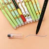 27Pcs/Lot Avocado Erasable Gel Pen Blue Ink 0.5mm Washable Handle Kawaii Stationery Pens Refill Rods for School Writing Tools ► Photo 3/6