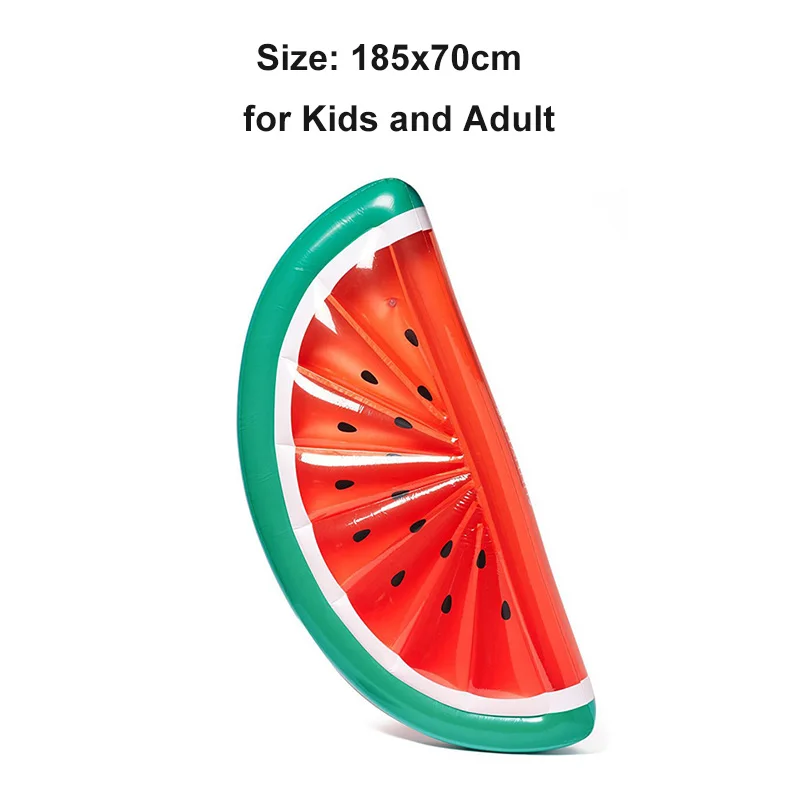 185cm Watermelon Rooxin гигантский бассейн Купание и плавание кольцо ананас арбуз надувной матрас плавательный матрац плавательный круг вечеринка у бассейна - Цвет: 185cm Watermelon