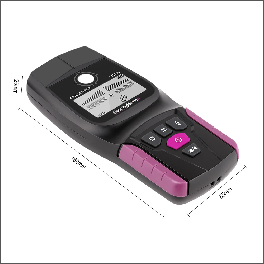 Skup RZ cyfrowa ściana metalowy skaner ręczny profesjonalny wielofunkcyjny detektor przewodów w ścianie metalowy kabel do drewna drut Stud skaner rur Finder