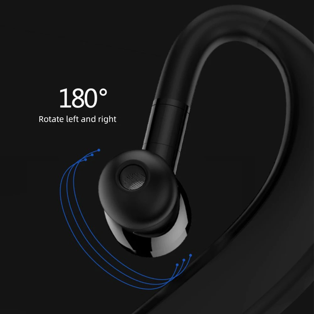 FDBRO быстрое зарядное устройство монофонический беспроводной наушник 5,0 Bluetooth гарнитура HD микрофон шумоподавление наушники для бизнеса/вождения/офиса
