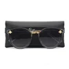Trendy Round Designer Bee Sunglasses Women Men Fashion Mirror Gradient Sun Glasses Retro Eyewear UV400 Oculos De Sol Gafa 3