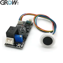Grow k261 + r557 dc12v realy saída de baixo consumo de energia anel identificação impressão digital indicador luz placa controle acesso