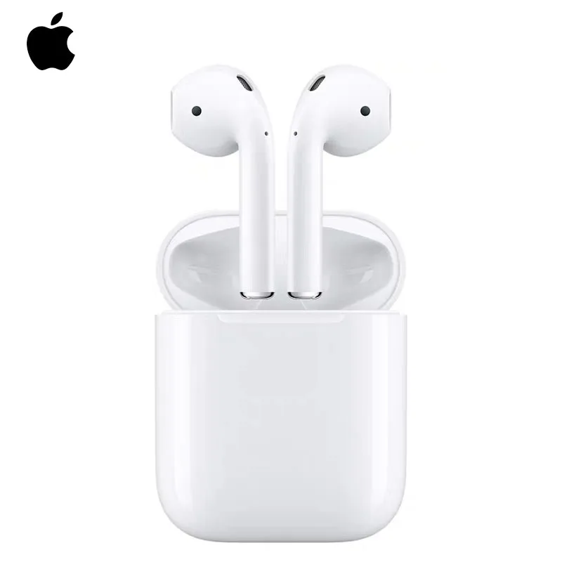 Ceny Oryginalny apple AirPods 2nd z etui z funkcją ładowania H1 Chip TWS bezprzewodowa słuchawka do iphone a Bluetooth 11 XR XS MAX iPad pple Watch