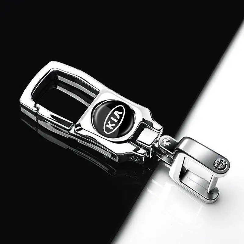 3D Metal Car Key Ring Keychain Holder Logo Auto Accessories For KIA Benz Audi Toyota Honda Volkswagen Ford Nissan Chevrolet | Автомобили и