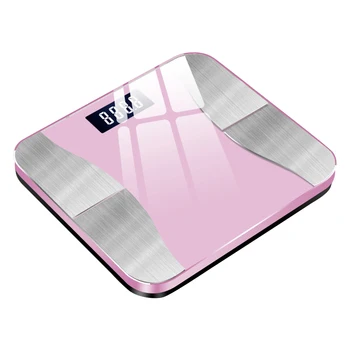 

USB Rechargeable Smart Digital Health Monitoring Bluetooth Auto On Off BMI Gravity Induction Body Fat Scale With App Bone Mass