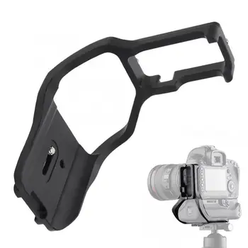 

Aluminium Alloy Vertical Shooting Quick Release L Plate Hand Grip Bracket for Canon 5D4 Camera Battery Handle for IS - QJ64/JZ50