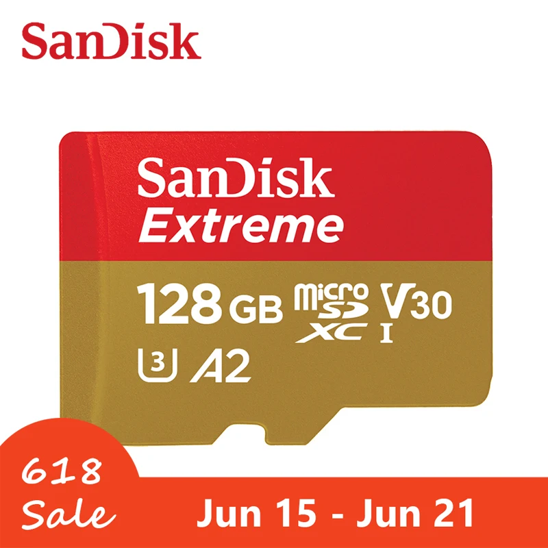 SanDisk A2 Extreme Micro SD Card 64GB 128GB 256GB Memory High Speed 160MB/s TF for Smartphone | Компьютеры и офис