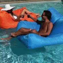 Негабаритный роскошный удобно разместить два взрослых поплавок мешок, бассейн плавающий матрац диванная подушка-открытый удовольствие