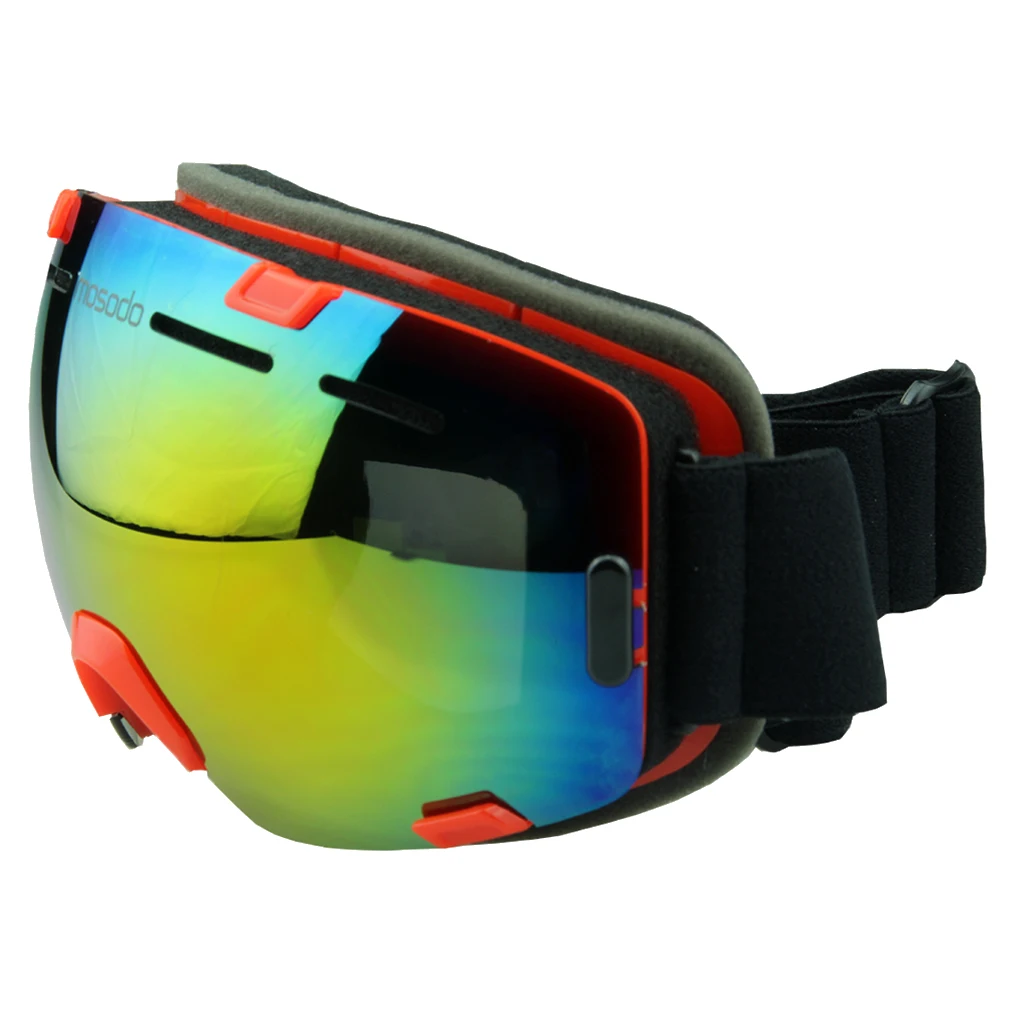 Мужские и женские снежные лыжные очки сноуборд двойные линзы анти-туман УФ-защита