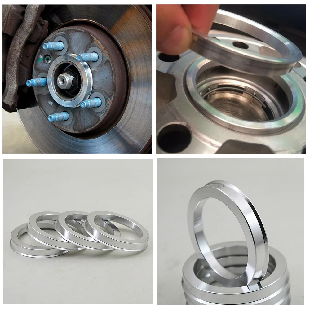 Bague De Centrage / Anneau Centrage Roue - Aluminium, Dimensions 75.1-56.1 - Élimine Les Vibrations, Résistant à La Chaleur - 7