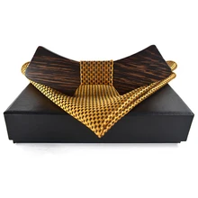 Ручной работы деревянный галстук-бабочка полиэстер квадратный набор полотенец высокого качества мужской унисекс взрослый бизнес ежедневный Банкет Свадебный галстук-бабочка классический