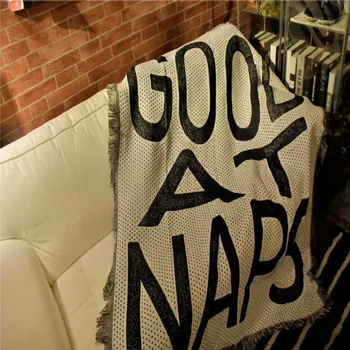 

Nordic English Polka Dot Tapestry Leisure Blanket Blanket Cover Ins Children's Room Nap Blanket Sofa Cover Creative