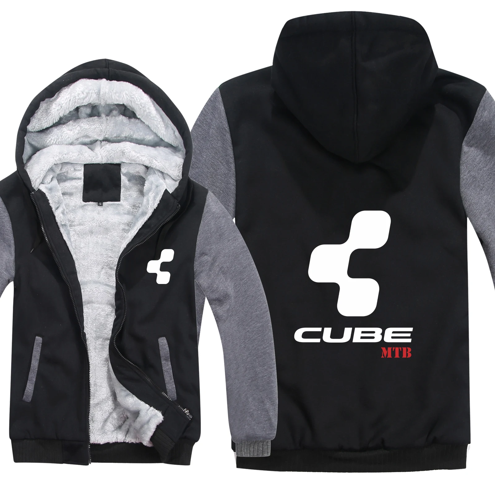 Cube Mtb Hoodies Winter Men Wool Liner Jacket Thicken Cube Mtb Sweatshirts Man Pullover HS-114 Cube Mtb Hoodies Winter Men Wool Liner Jacket Thicken Cube Mtb Sweatshirts Man Pullover HS-114