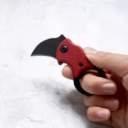 Garra de águia faca criativa mini ao ar livre karambit faca portátil ferramenta afiada faca dobrável portátil