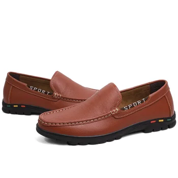 

Men walking shoes Light Boat Shoes Male Comfort Footwear Spring Men Shoes Fashion Flats Loafers Slip-on Flock Casual Shoes %9885