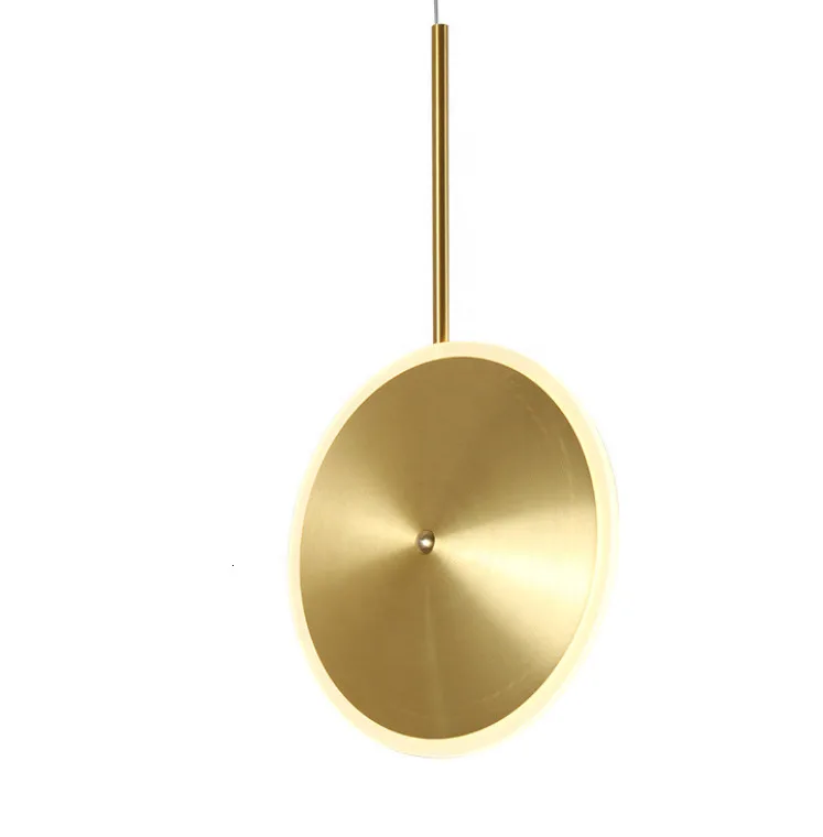 

Higher Quality Creative Design Nordic Round Hanging Lamp Interior Brass Flying Saucer Pendant Light Fittings Hanging Lamp