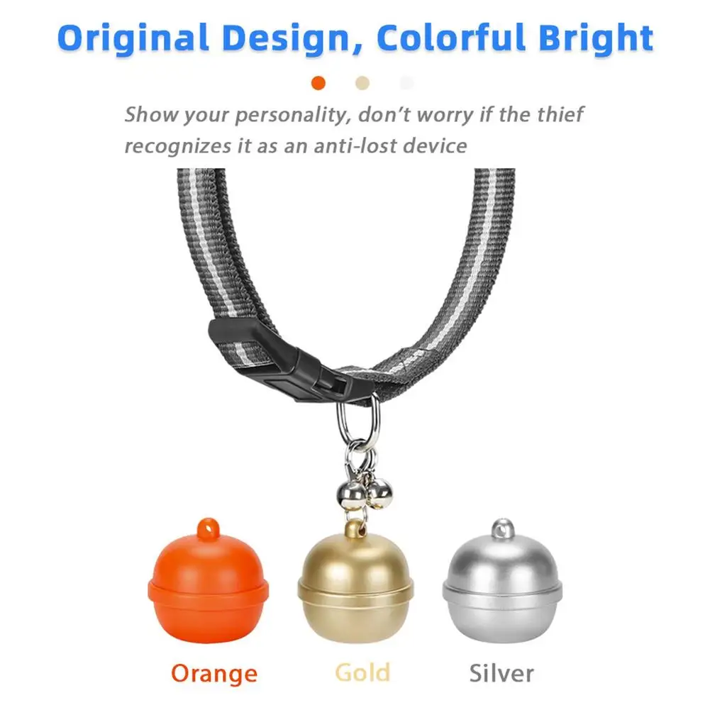 Pet Dog GPS Tracker Locator Bell Waterproof Electronic Anti-lost Tracking Device With Pet Collar Supplies