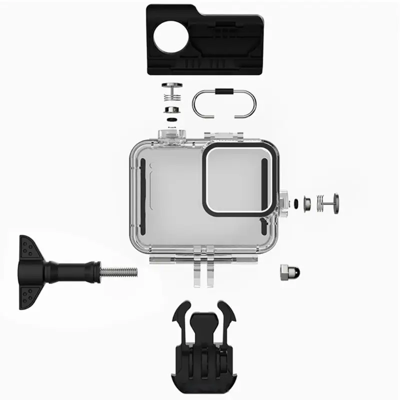 60 м водонепроницаемый защитный чехол Дайвинг Корпус Крышка для GoPro Hero 8 комплект спортивной камеры