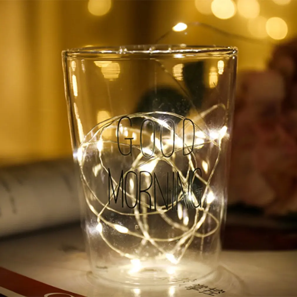 Indoor Light Fixture Led Copper Light String Colorful Light String Usb Button Copper Wire Light String Light