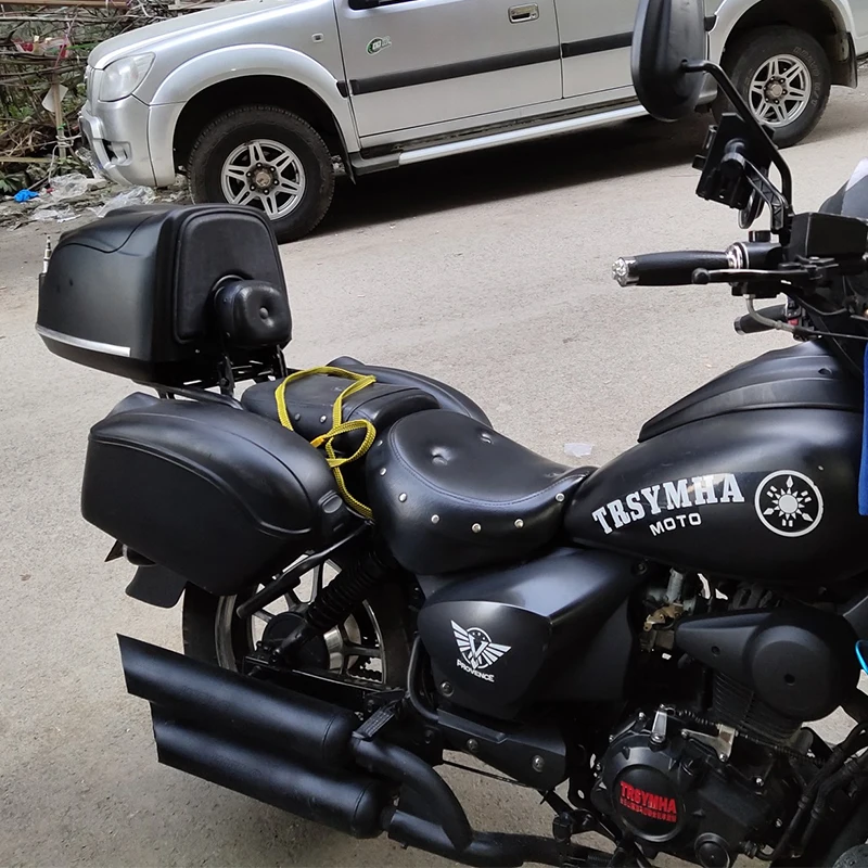 US $162.23 Motorcycle Tour Tail Box Motorcycle Luggage Box Top Case with 2 Keys Multifunctional Scooter Luggage For Luggage Storage