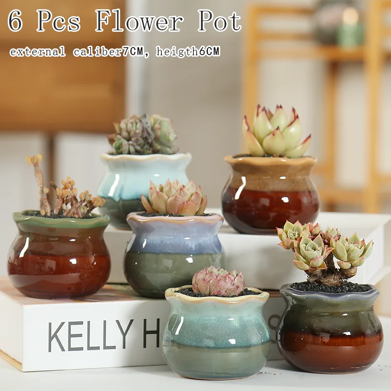 

Цветочные горшки, глазурованное освещение, искусственное растение, садовый керамический горшок, красивые горшки, уличный сад, домашний декор, подоконники