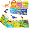 Kids Scene Magnetic Puzzles Montessori Busy Book Open-ended Education Toys Car Animal Shape Matching Game Quiet Book Jigsaw Toys 1