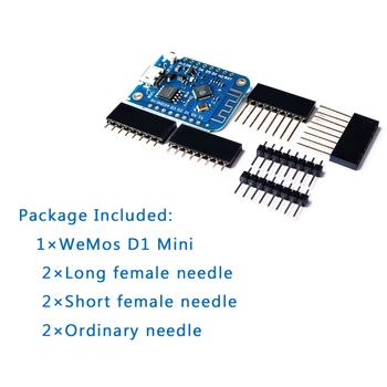 

D1 Mini ESP8266 ESP-12 ESP-12F CH340G CH340 V2 USB WeMos WIFI Development Board D1 Mini NodeMCU Lua IOT Board 3.3V TXTB1