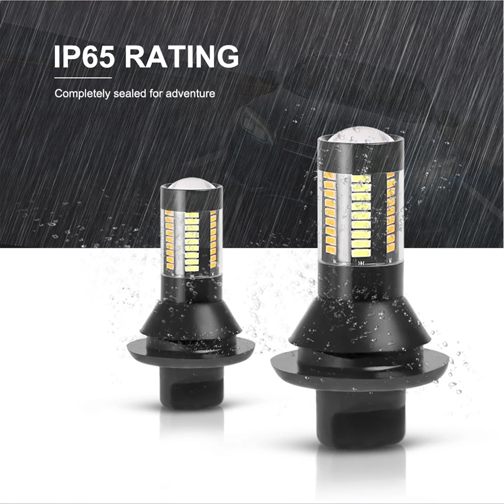 Nlpearl комплект для освещения автомобиля P21W Py21W Bau15s Ba15s 7440 T20 светодиодный дневные ходовые огни автомобиля Двойной режим DRL светодиодный сигнал поворота