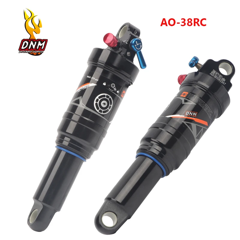 DNM AO-38RC XC soft tail mtb bicycle rear shock absorber ，mountain bike Air Rear Shock， Rebound/Lock Out/Air Pressure Adjustable