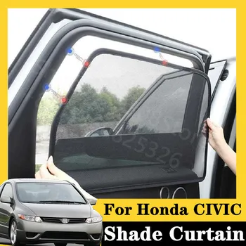 

For Honda CIVIC 1996-1999 EK9 5Pcs card type magnetic car curtain sun shade car window shade car styling