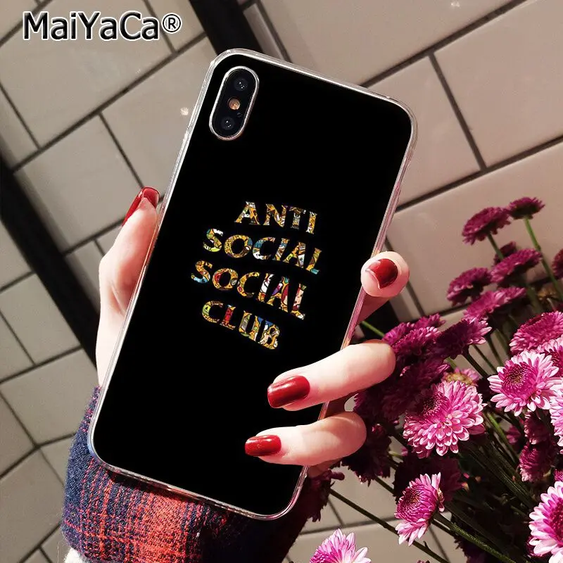 Мягкий силиконовый чехол MaiYaCa для iPhone 8 7 6 6S Plus 5 5S SE XR X XS MAX Coque Shell - Цвет: A2