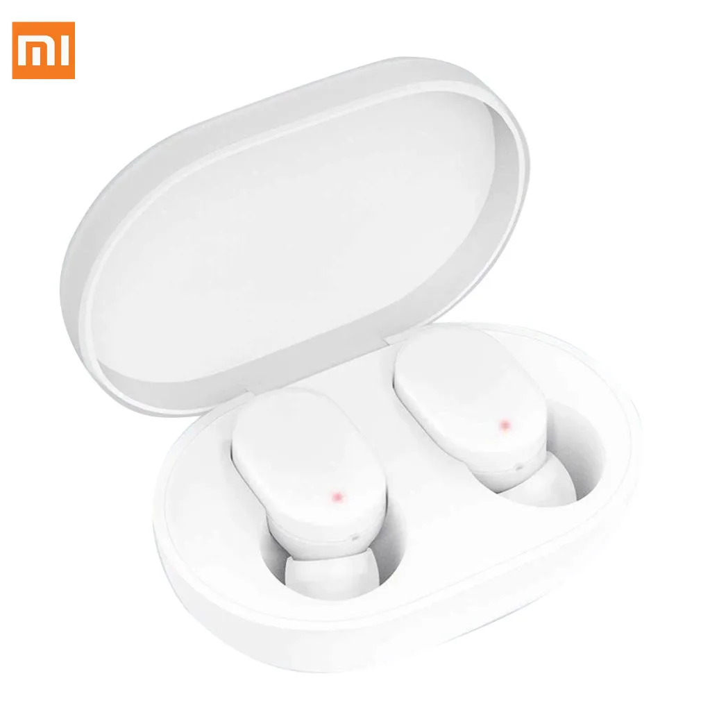 Xiaomi mi AirDots TWS Bluetooth наушники беспроводные наушники-вкладыши наушники гарнитура Молодежная версия с mi c и зарядная док-станция коробка