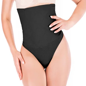 

Slimming Body Shaper High Waist Firm Tummy Control Thong Butt Lifter Waist Trainer Panties Shapewear Belts for Women Corset