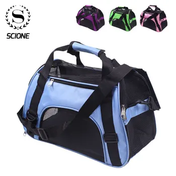 

Scione Pet Bag Outdoor Travel Handbag for Dogs Portable Mesh Puppy Dog Crossbody Bag Soft Oxford Cloth Dog Bag Pet Products