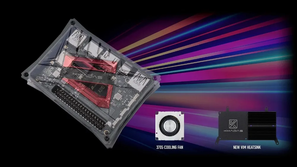 ShenzhenMaker Khadas VIM3 Amlogic A311D с 5,0 топами NPU x4 Cortex-A73 x2 A53 ядрами поддерживает AI tensorflow SBC