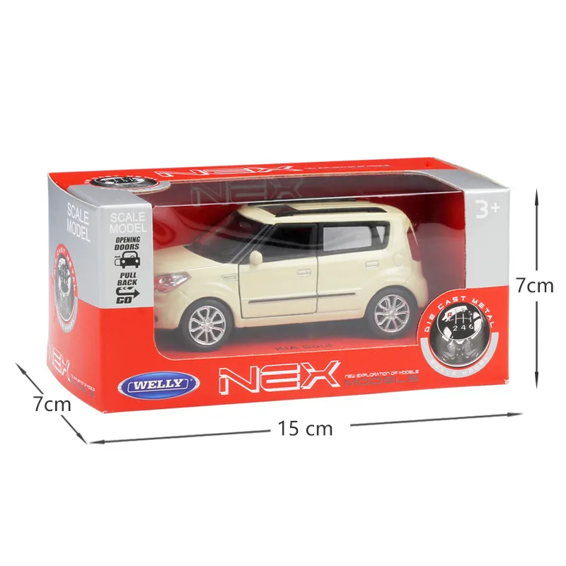 Лучшие продажи 1:36 Kia SOUL внедорожная модель автомобиля из сплава моделирование