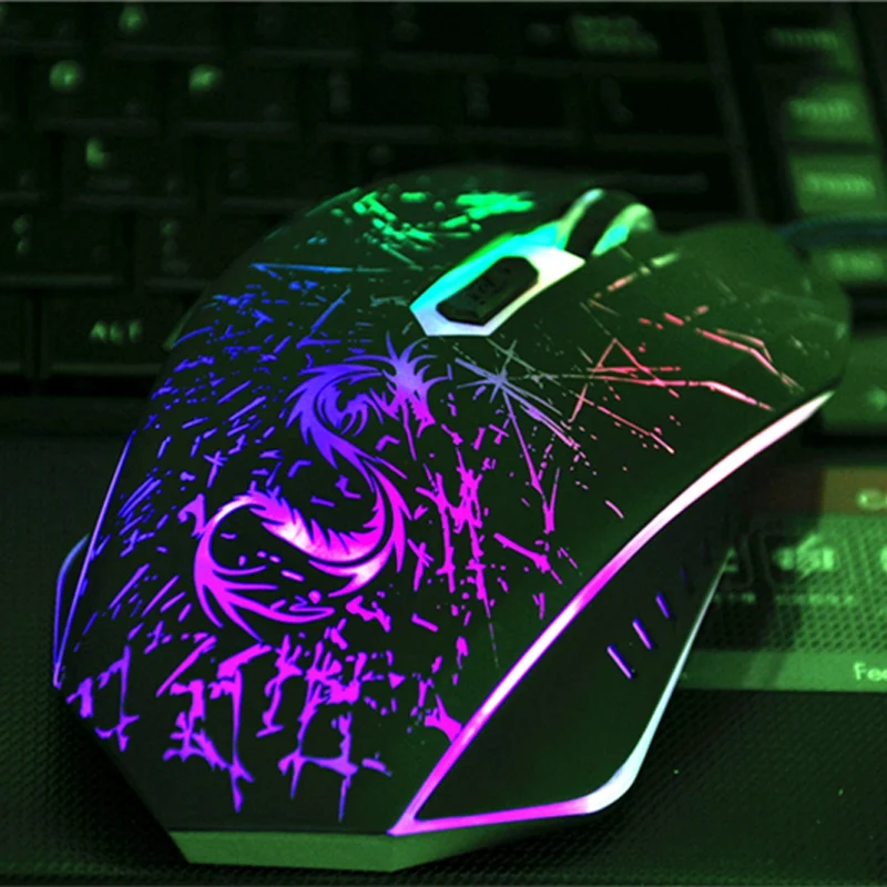  Usb Wired Optical Computer Pc Notebook Laptop Gaming Mouse Dpi Game Led Gamer Mice For Dota Csgo Ga