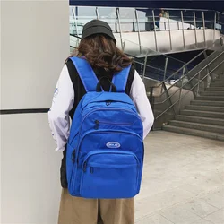 Work clothes schoolbag Gangfeng University Female High School Student Backpack ins simple and versatile backpack with large