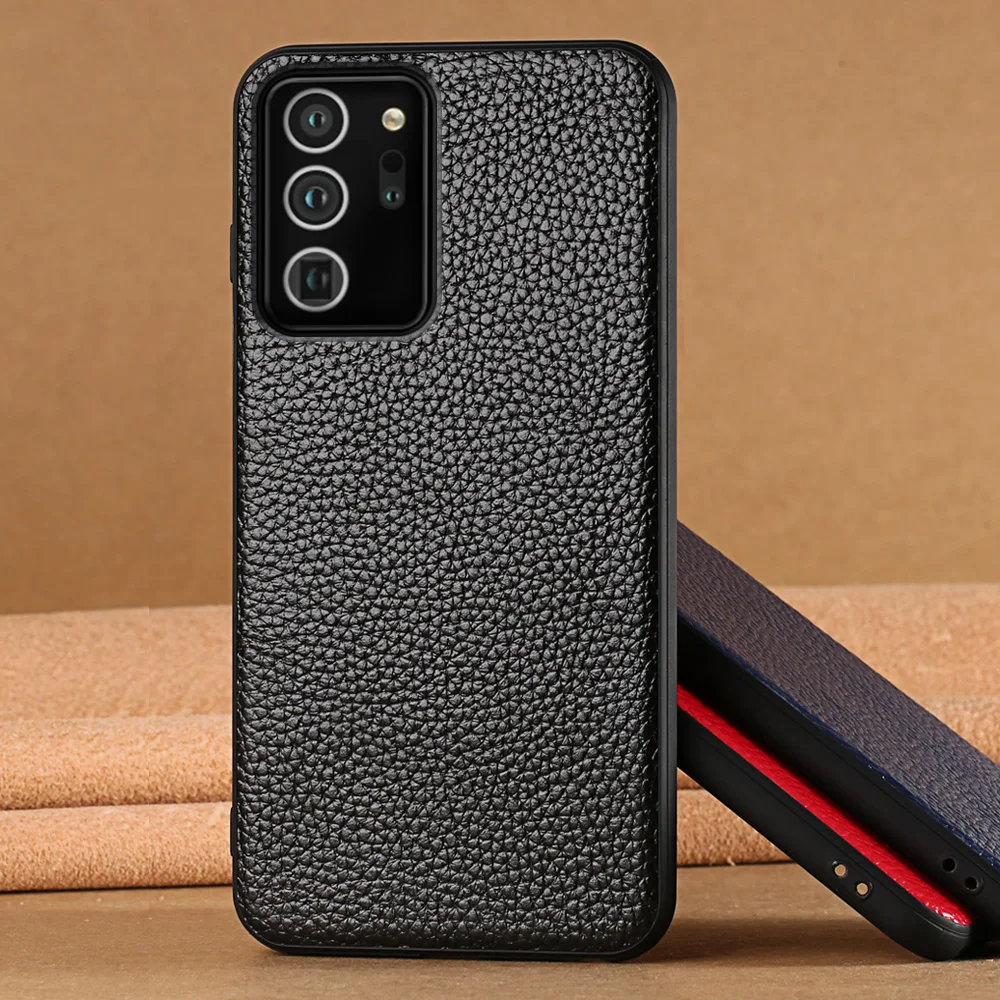 Чехол из натуральной зернистой кожи для Samsung Galaxy Note 20 Ultra 10 9 PLUS A50 A70 A71 A51 S10 S8 S9 S20 Plus |