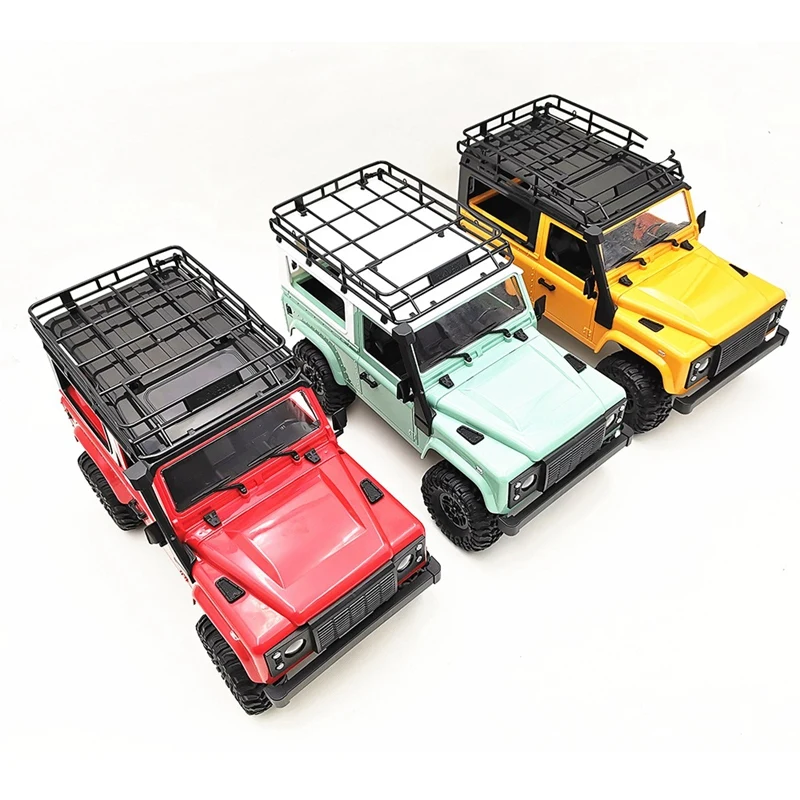Mn-90 1/12 2.4G 4Wd 15Km/H Rc Car With Front Led Light 2 Body Shell Rock Crawler Truck Rtr Toy Christmas Gift Kids Boys(Yellow) | Игрушки и