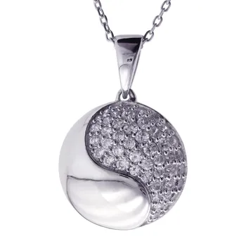 

Beautiful pendant sterling silver 925mls with to microengastado in zircons high quality.