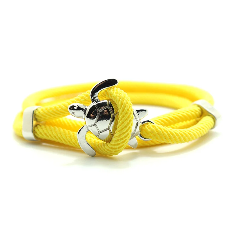 Red Rope Men bracelet Charms Handmade Marine Sea Turtle Braclet Wristband Jewelry For Men Women Viking Jewelry Homme bracelet jewelry leather bracelets
