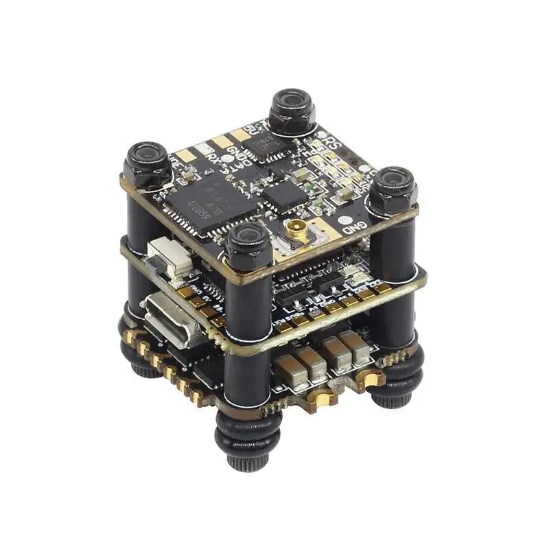 HGLRC FD413 VTX STACK 16x16mm F411 Flight Controller 13A BLS 4in1 ESC Micro 400mW VTX for RC FPV Racing Freestyle Micro Drones