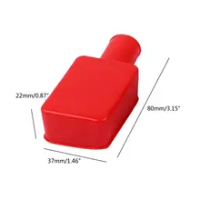 Aliexpress - 2Pcs Car Battery Negative Positive Terminal Covers Cap Rubber Boat Insulating Protector Accessory