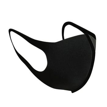 

1Pcs Unisex Fashionable Cotton Anti-Dust Face Sponge Half Face Mouth Mask With Breath Wide Straps Washable Reusable