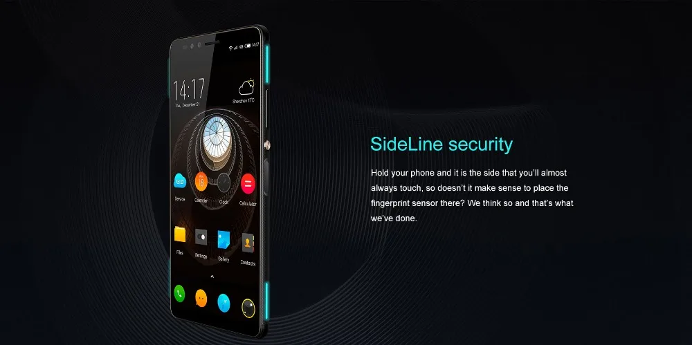 Elephone A2 5,47 дюймов 18:9 полноэкранный мобильный телефон Android 8,1 MT6580 четырехъядерный боковой отпечаток пальцев Глобальный смартфон