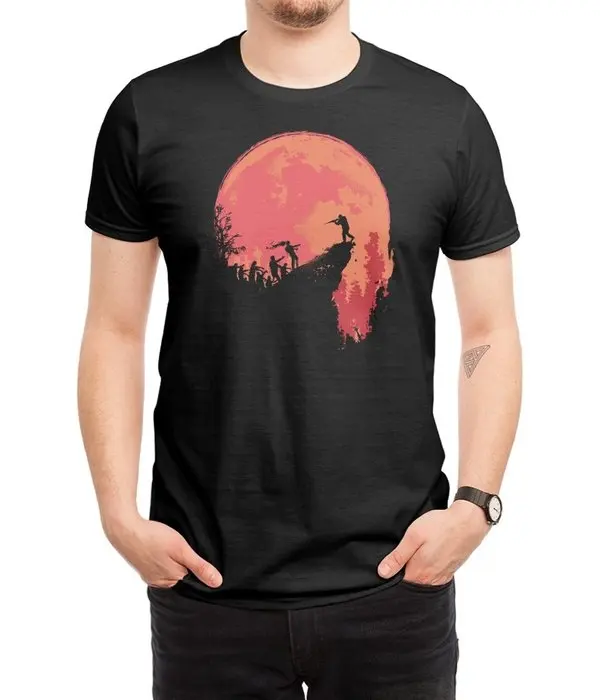 New Men Casual Printed T shirt Last Stand Short Sleeve T-shirts Tee Tops |