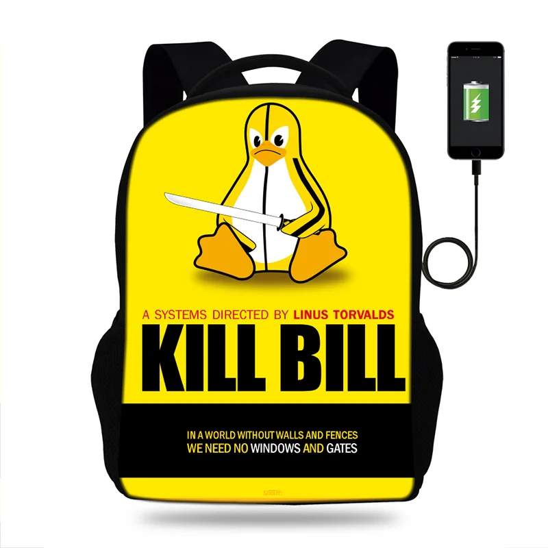 Рюкзак Kill Bill для подростков школьный рюкзак для девочек детские школьные сумки Детский студенческий рюкзак для ноутбука лучший подарок книжная сумка