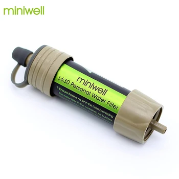 Miniwell water filter system with 2000 Liters filtration capacity for outdoor sport camping emergency survival tool 1